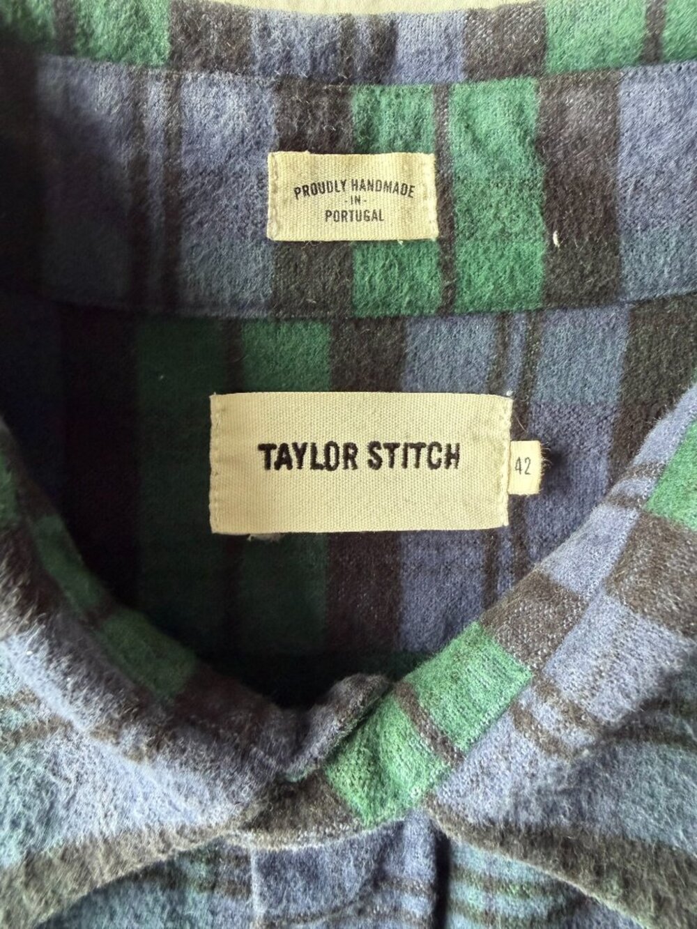 Taylor Stitch Yosemite Shirt Blackwatch Plaid - Picture 3 of 4
